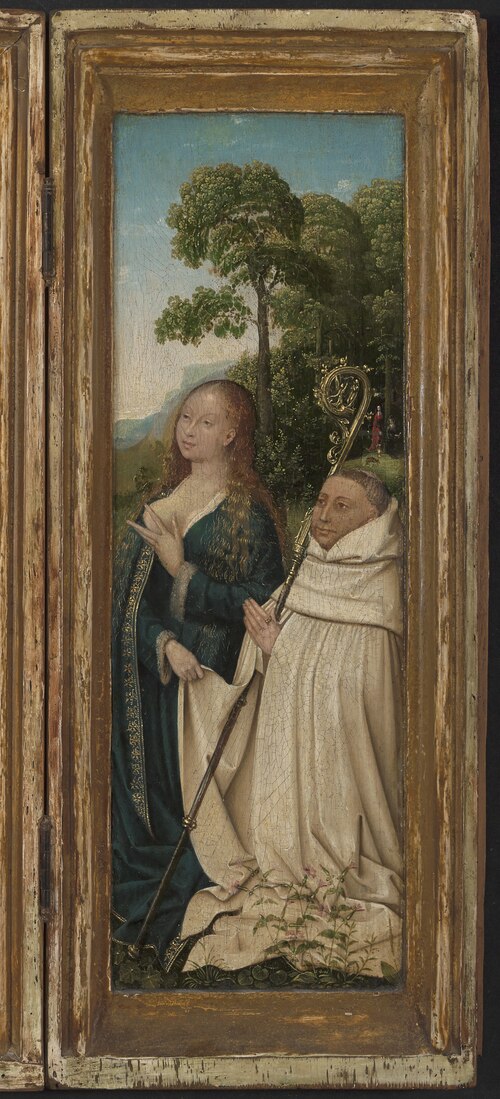 Maria Mediatrix and Antonius Tsgrooten, 1507, Goossen van der Weyden