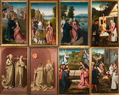 retable de Dymphna, 1505, Goossen van der Weyden
