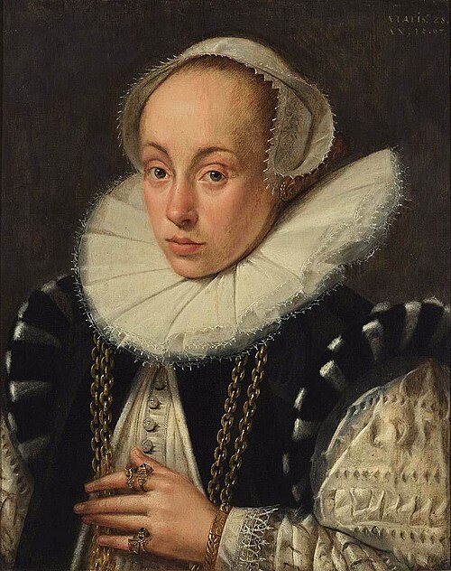 Portrait d'une dame, 1597, Gortzius Geldorp