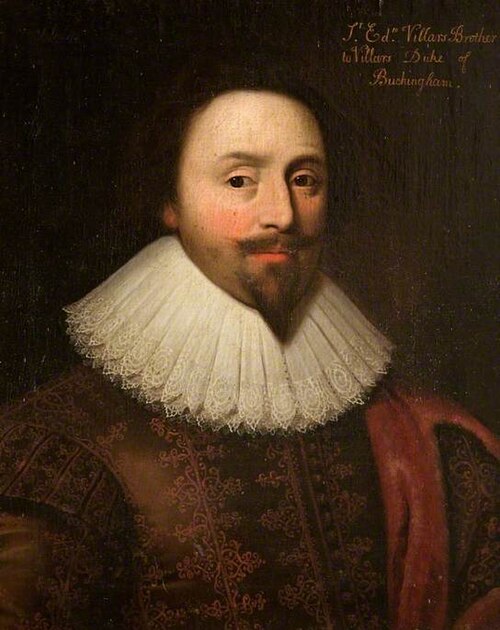 Sir Edward Villiers (c.1585–1626), Half Brother to the 1st Duke of Buckingham, 1616, Gortzius Geldorp