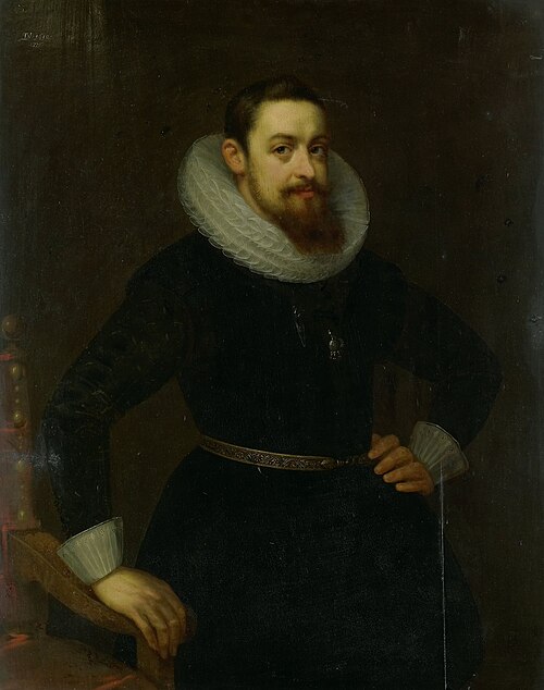 Portrait of Jeremias Boudinois, 1610, Gortzius Geldorp