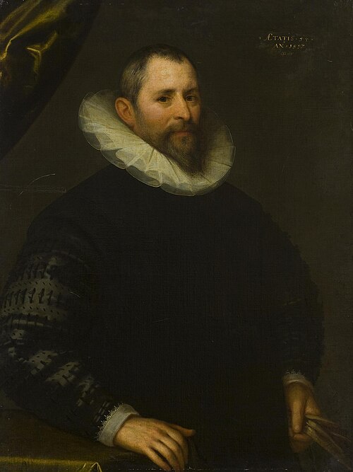 Portrait de Godefroi Hautappel, 1597, Gortzius Geldorp