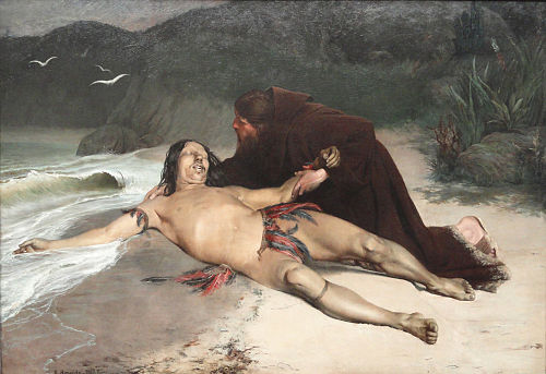 The last Tamoio, 1883, Rodolfo Amoedo