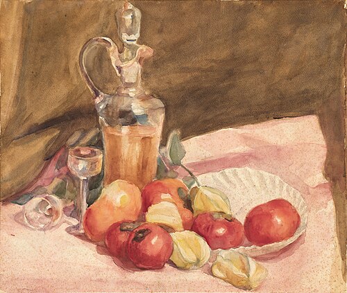 Natureza morta (aquarela), , Rodolfo Amoedo
