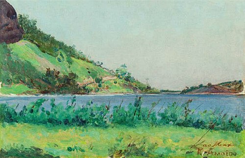 Paisagem com mar, 1880, Rodolfo Amoedo