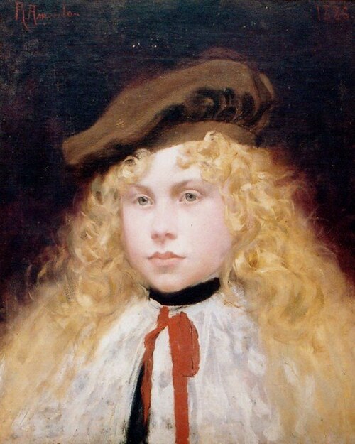 Retrato de menino, 1886, Rodolfo Amoedo
