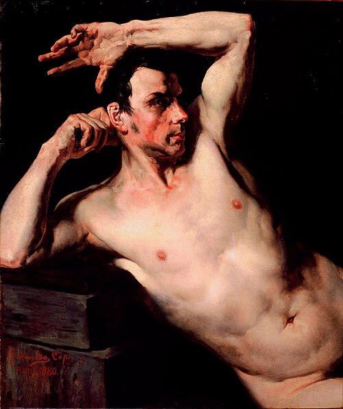 Tronco masculino, 1880, Rodolfo Amoedo