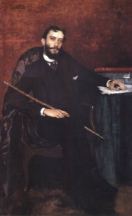 Retrato de Gonzaga Duque, 1888, Rodolfo Amoedo