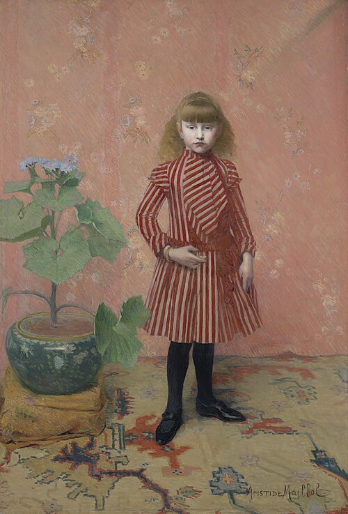 Portrait de Mademoiselle Jeanne Faraill, 1888, Aristide Maillol