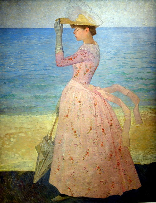 La Femme à l'ombrelle, 1895, Aristide Maillol
