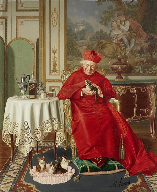 The Cardinal's favourite, 1850, Andrea Landini