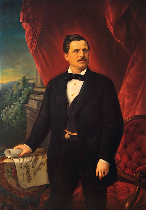 Porträt des Johann Weitzer, 1870, Gottfried Lindauer