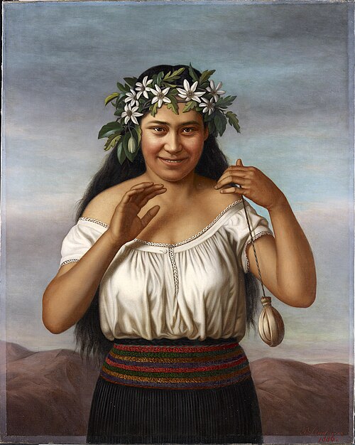 Portrait de Terewai Horomona (b.1866), 1878, Gottfried Lindauer