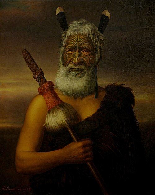 Portrait de Eruera Maihi Patuone, 1874, Gottfried Lindauer
