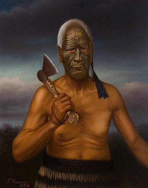 Taraia Ngakuti Te Tumuhuia, 1874, Gottfried Lindauer