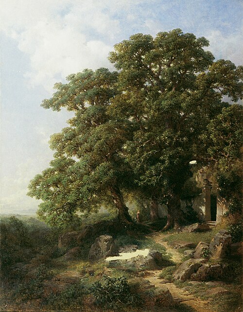 Kastanien in Südtirol, 1874, Gottfried Seelos