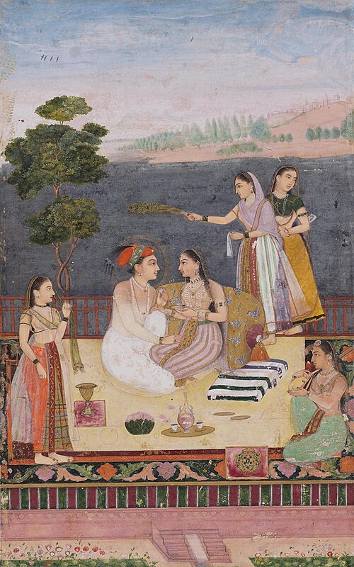 Dara Shikoh with his consort, 1633, Balchand