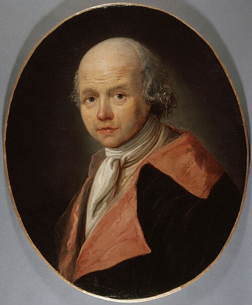 Portrait de l'abbé Athanase Auger (1734-1792), philologue et littérateur, 1792, François Bonneville