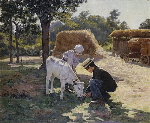 The Calf, 1899, Edwin Evans