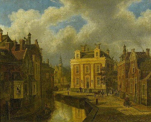View of Dordrecht, The Netherlands, , Johannes Huibert Prins