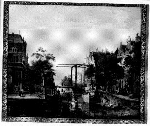 Gezicht binnen een onbekende stad, 1785, Johannes Huibert Prins