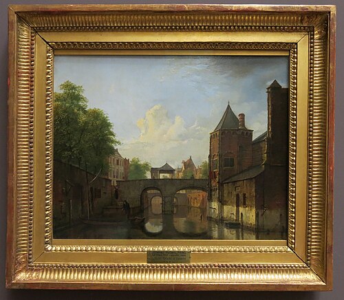L'Oude Gracht à Utrecht. Vue composite, 1782, Johannes Huibert Prins