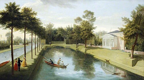 The Pond and the Temple, 1728, Pieter Andreas Rijsbrack