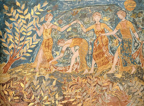 Dancers, 1915, Charles Prendergast
