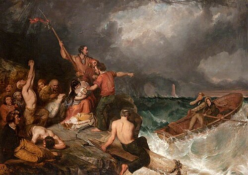 The Wreck of the Forfarshire, 1840, Thomas Musgrave Joy