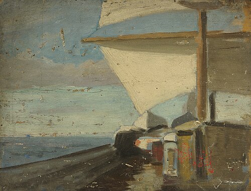 A deck scene, 1902, John Everett