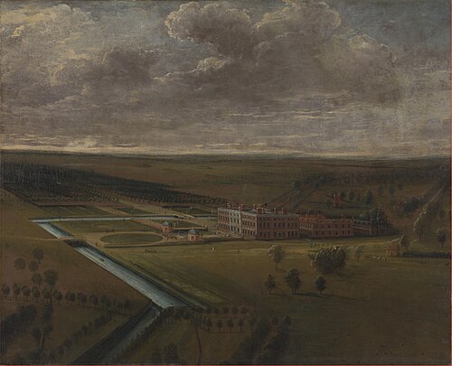 Thoresby Hall, Nottinghamshire, 1705, Leender Knyff