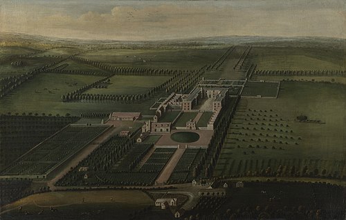 A view of Orchard Portman, 1705, Leender Knyff