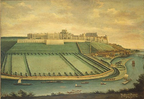 A View of Windsor Castle, 1705, Leender Knyff