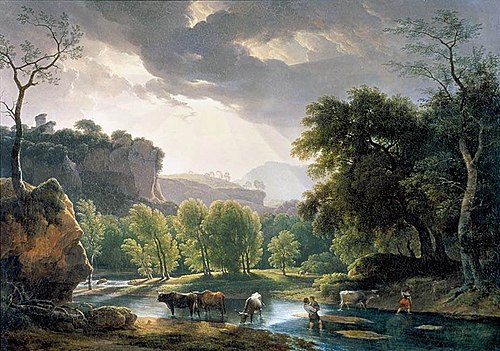 View of the Roman Campagna, 1814, Hendrik Voogd