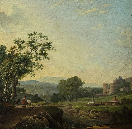 Italiaans landschap, 1811, Hendrik Voogd