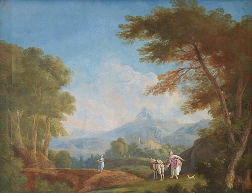 Landscape* (triptych, centre panel), , William Delacour