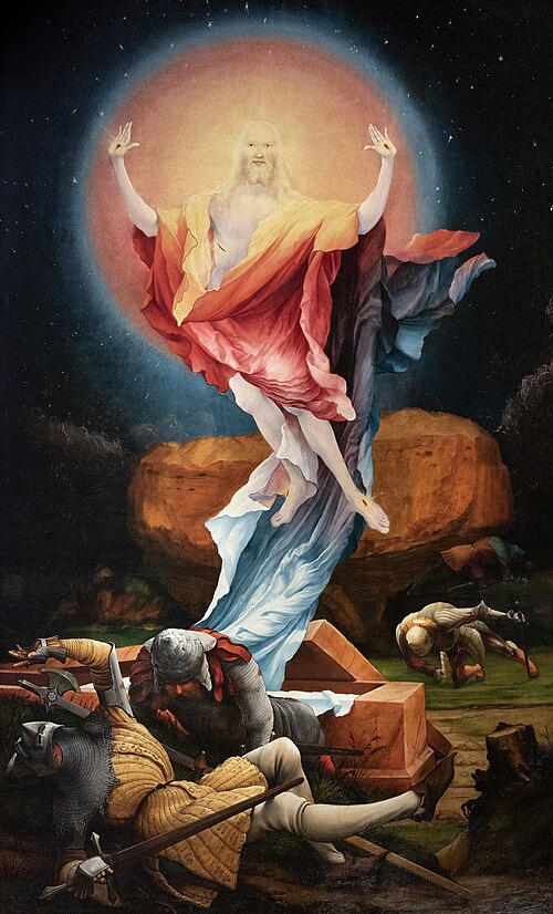 Résurrection, 1515, Matthias Grünewald