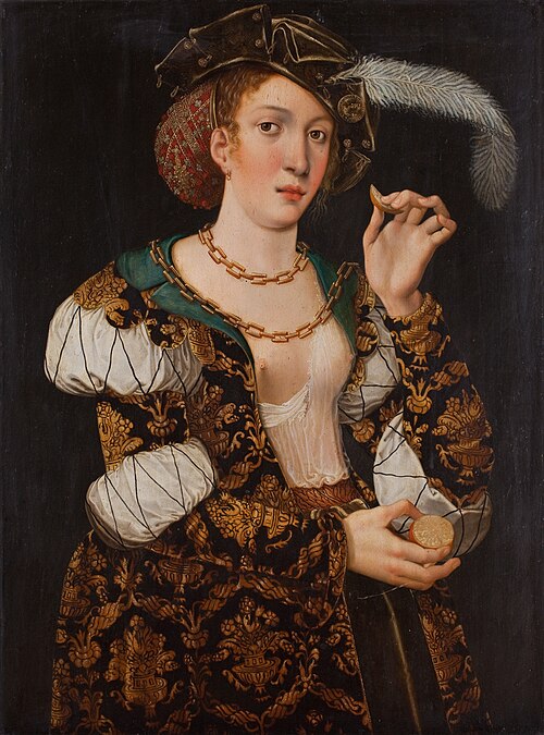 Allegory of the sense of taste., 1621, Johann Glocker