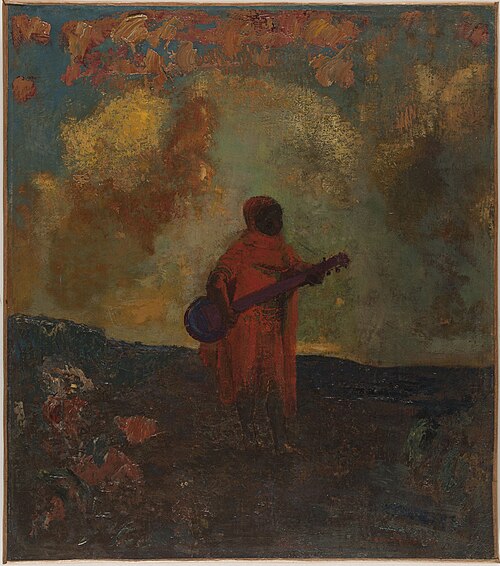 Arabe musicien, 1893, Odilon Redon