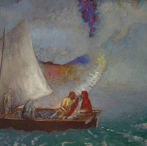 The Grey Sail, , Odilon Redon