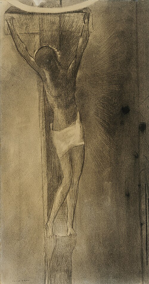Crucifixion, , Odilon Redon