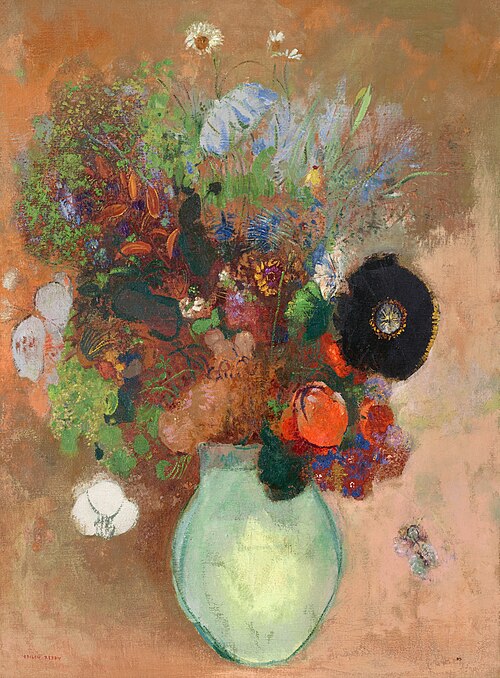 Le pavot noir, , Odilon Redon