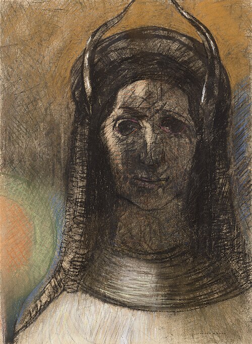 Figure cornue, , Odilon Redon