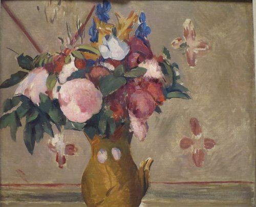 Vase of  Flowers, after Cézanne, 1896, Odilon Redon