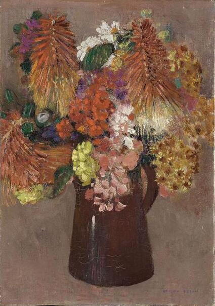 Bouquet de fleurs, 1900, Odilon Redon