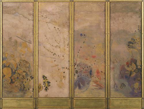 Paravent d'Olivier Sainsère, 1903, Odilon Redon