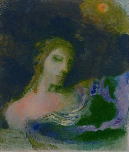 Ophélie, 1901, Odilon Redon