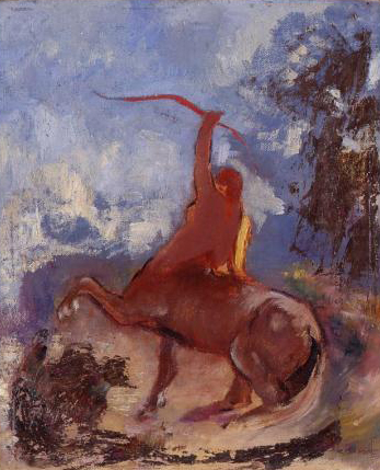 Le Centaure à l'arc, , Odilon Redon