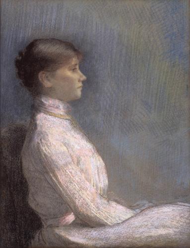 Portrait de Paule Gobillard, 1908, Odilon Redon