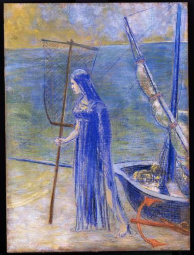 La pȇcheuse, , Odilon Redon